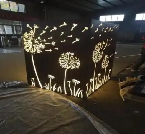 寿宁耐候钢灯箱